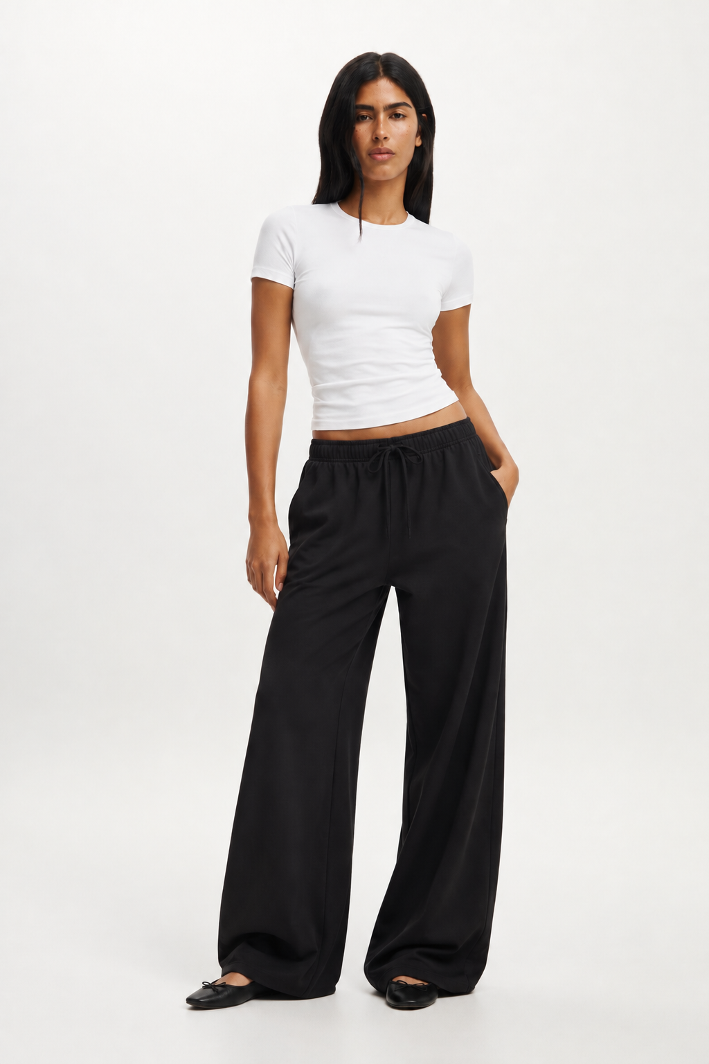 Lexa | Strakke Short-Sleeve Tee met Ronde Hals