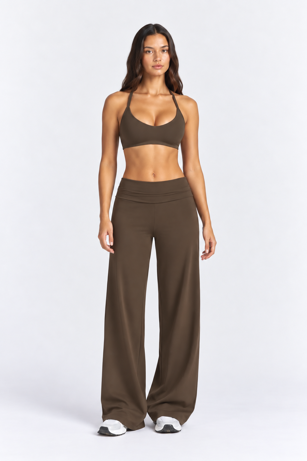 Emily | Co-ord Yoga Set met Wide-Leg Broek