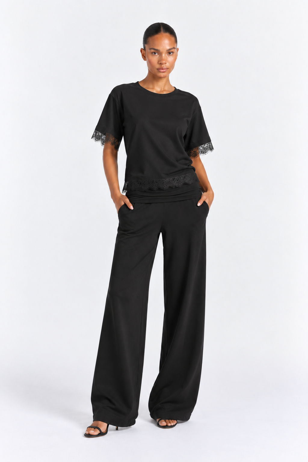 Sienna | Kanten Top met Oversized Fit